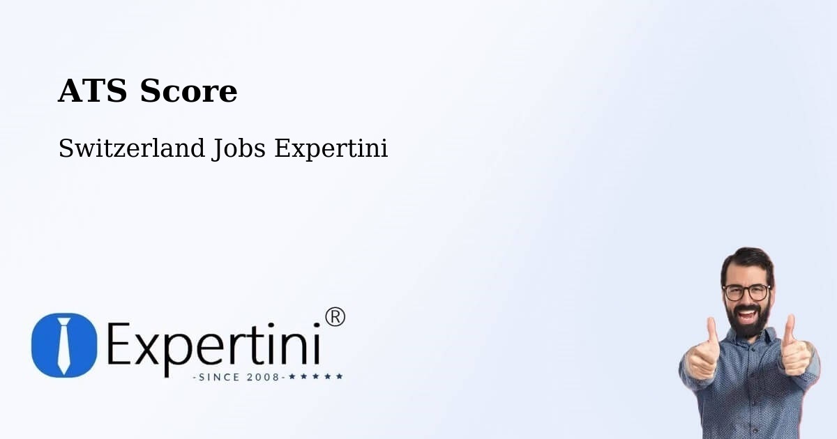 Resume ATS Score & Job Description Match Tool – Rolle - Switzerland Jobs Expertini